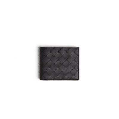 BOTTEGA VENETA INTRECCIATO BI-FOLD WALLET 743211VCPQ61027 (11*9.5*1cm)